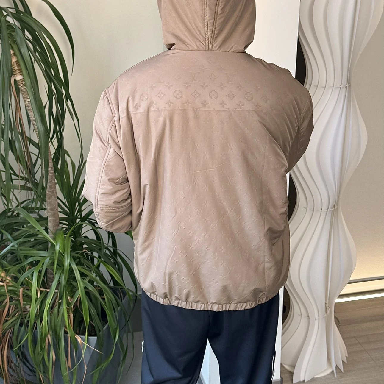 RD-C248 · Embossed Monogram Hooded Jacket showcase view 10
