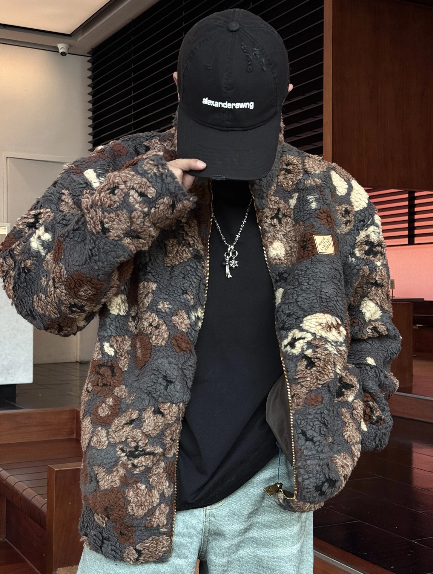 RD-C249 · Reversible Sherpa Jacket showcase view 14