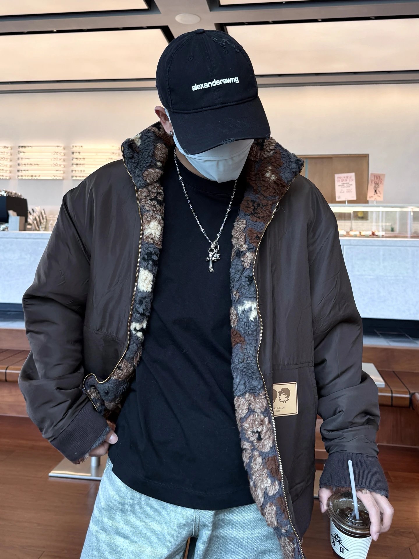 RD-C249 · Reversible Sherpa Jacket showcase view 16