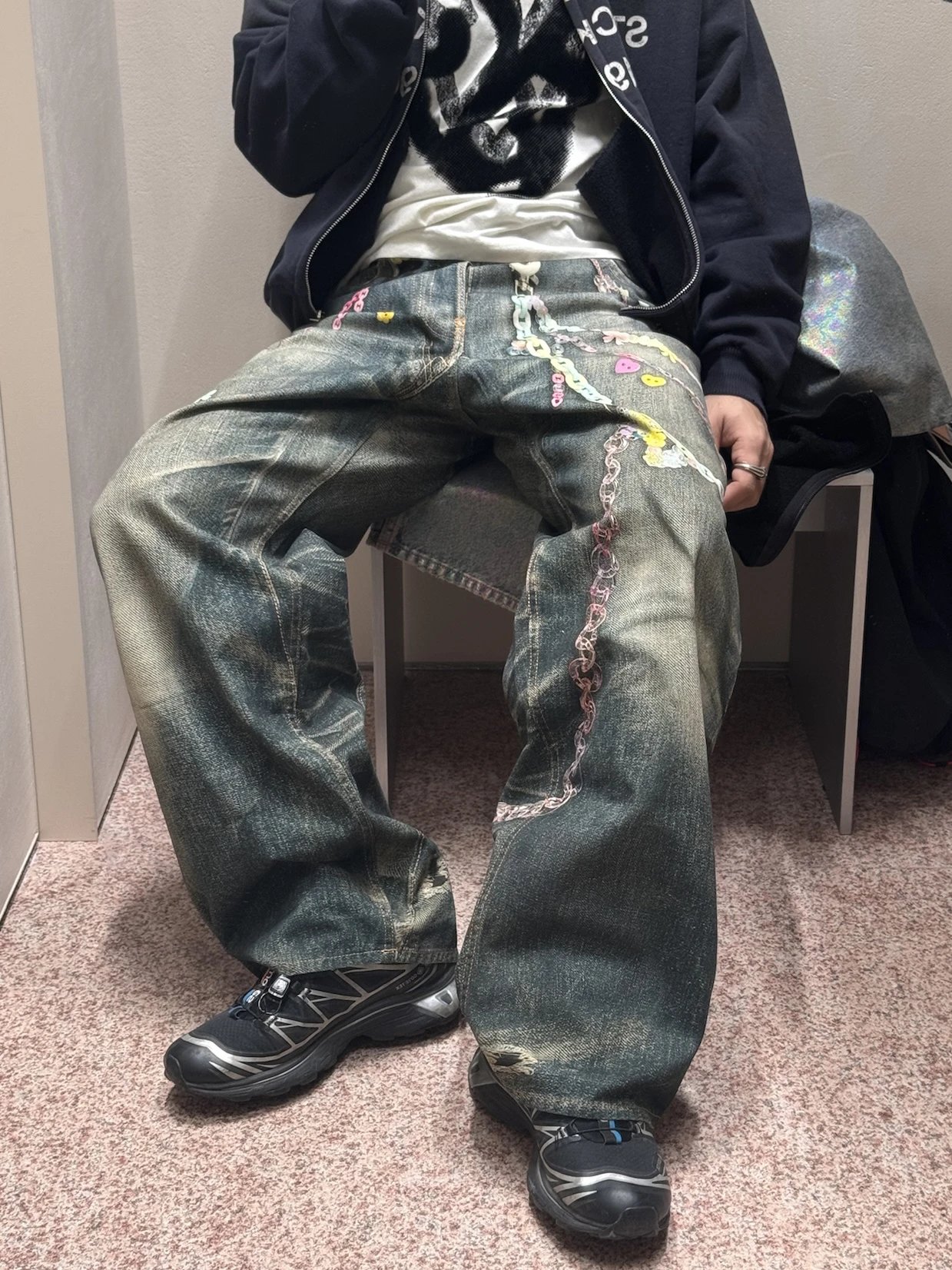 RD-C426 · 3D Candy-Chain Printed Jeans showcase view 3