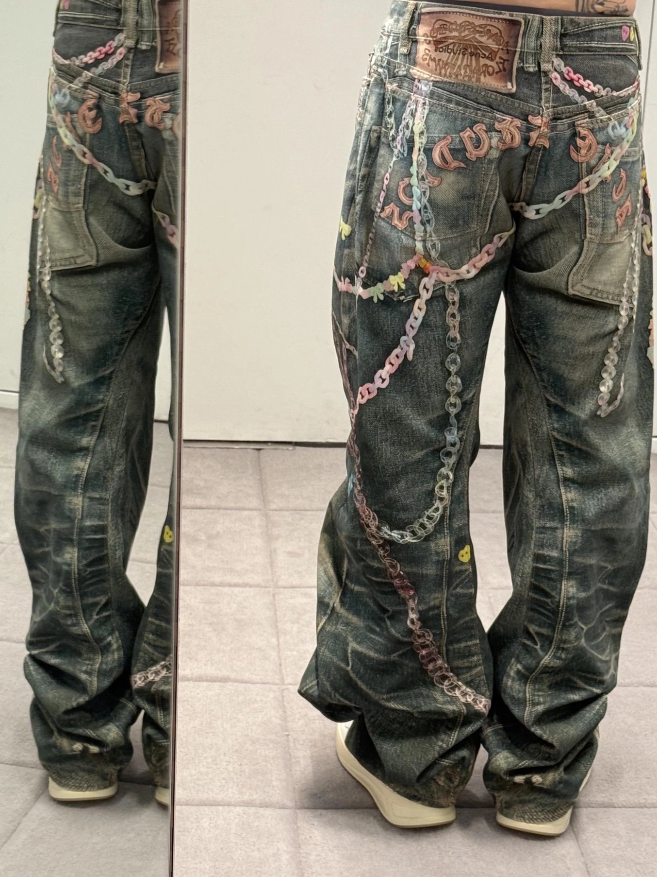 RD-C426 · 3D Candy-Chain Printed Jeans showcase view 4