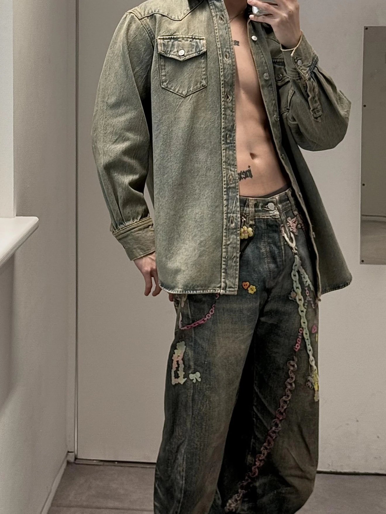 RD-C426 · 3D Candy-Chain Printed Jeans showcase view 6
