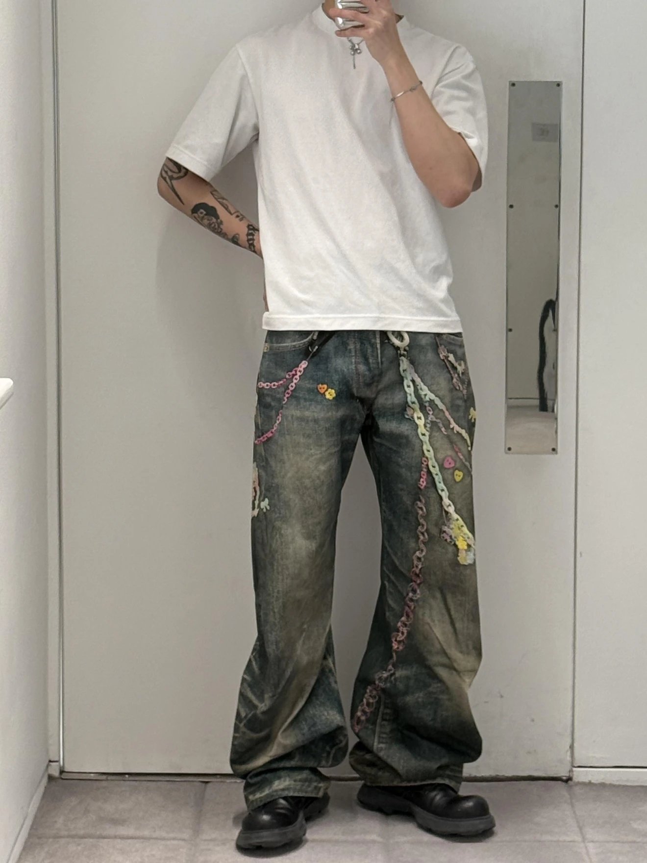 RD-C426 · 3D Candy-Chain Printed Jeans showcase view 7