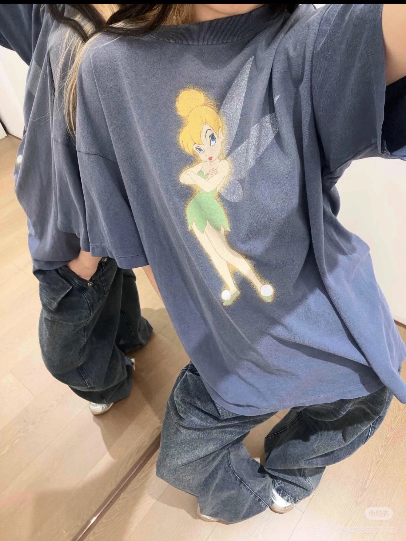 RD-C199 · Fairy Graphic Washed T-Shirt showcase view 4