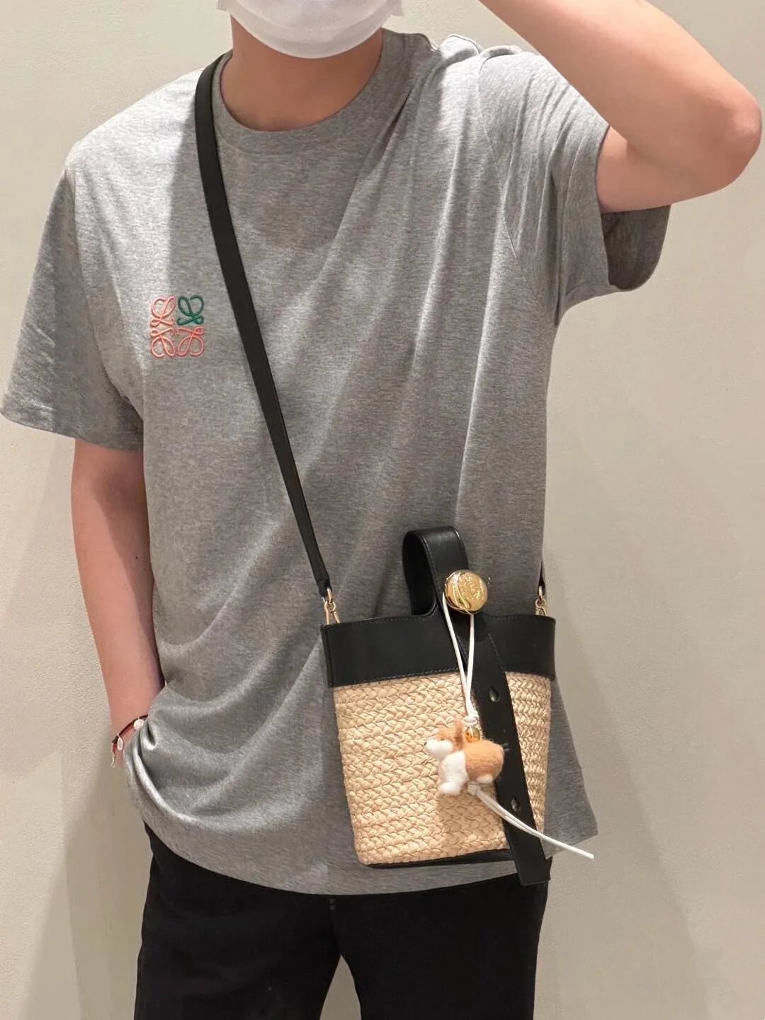 RD-C201 · Small-Logo Embroidered Crewneck T-Shirt showcase view 4
