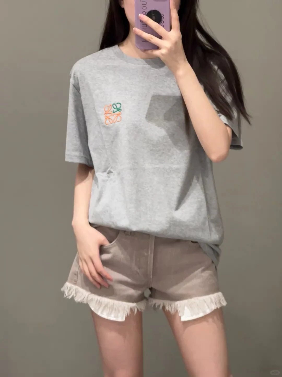 RD-C201 · Small-Logo Embroidered Crewneck T-Shirt showcase view 12