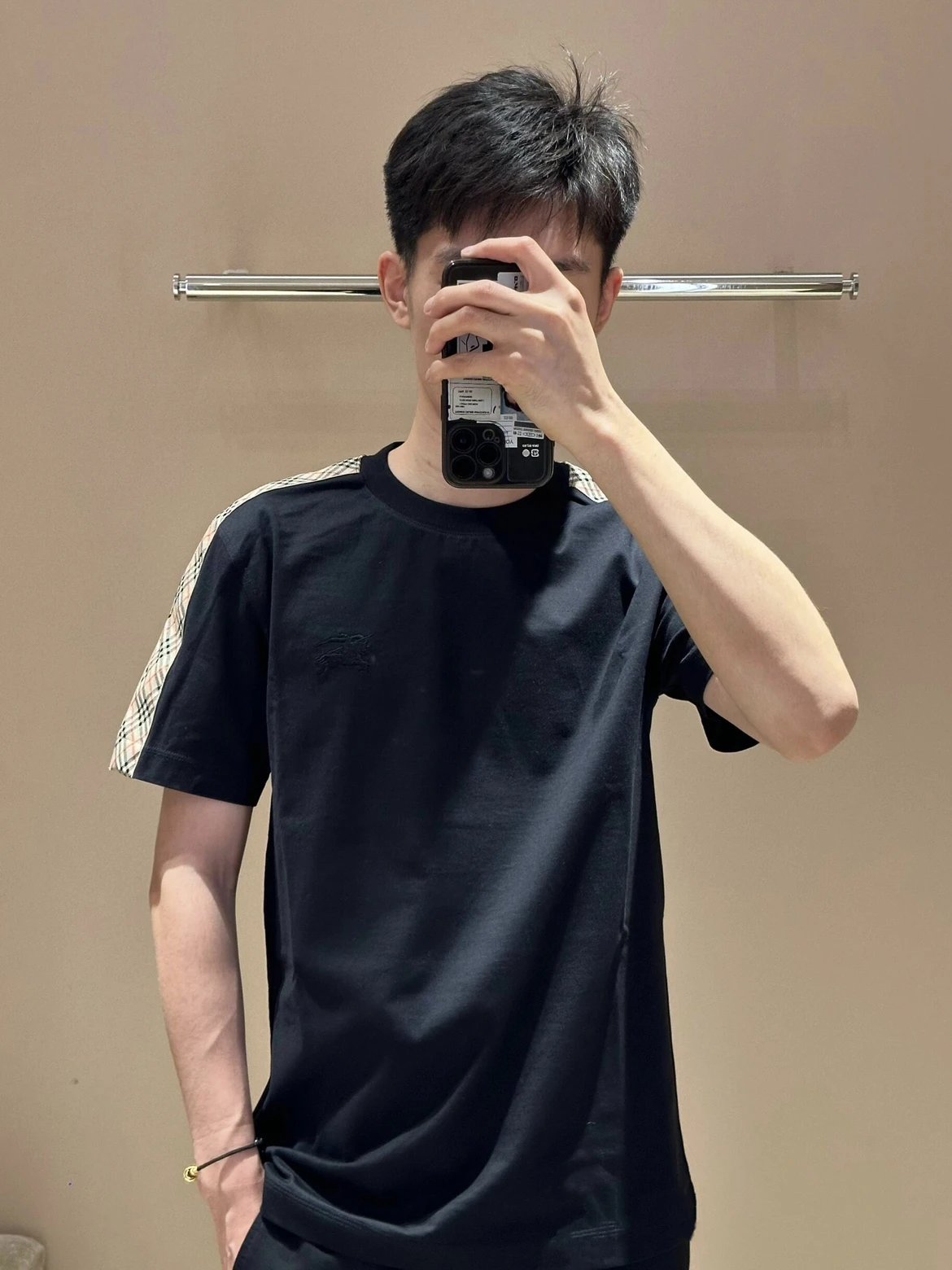 RD-C205 · Shoulder Check-Trim Crew-Neck T-Shirt showcase view 6
