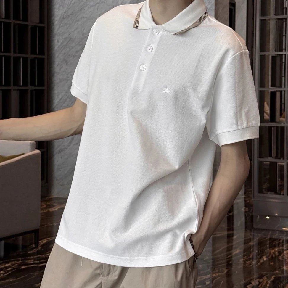 RD-C110 · Check-Trim Cotton Piqué Polo showcase view 1