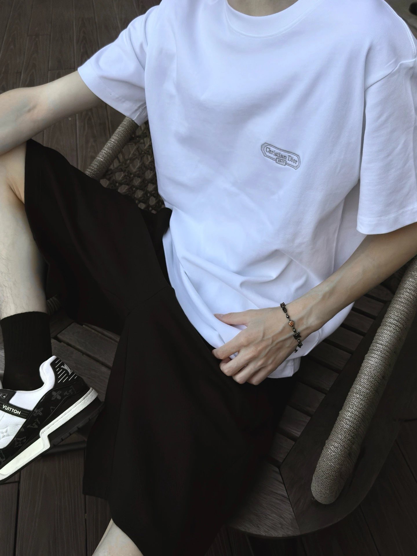 RD-C207 · Embroidered Label T-Shirt showcase view 1