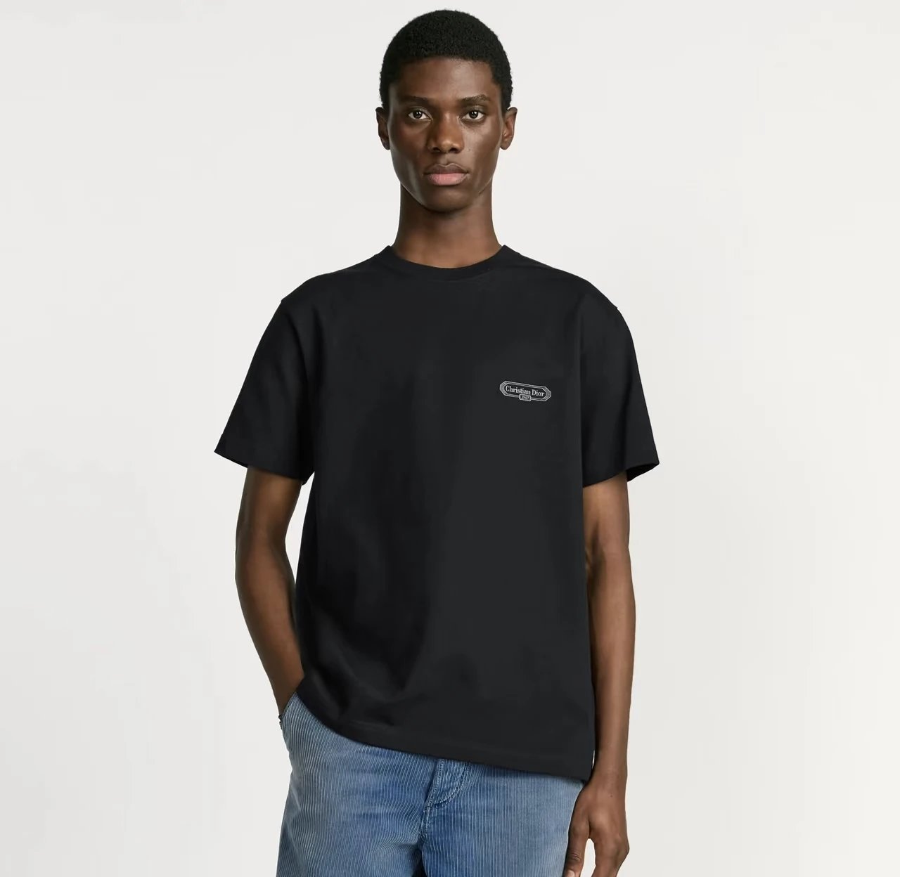 RD-C207 · Embroidered Label T-Shirt showcase view 2