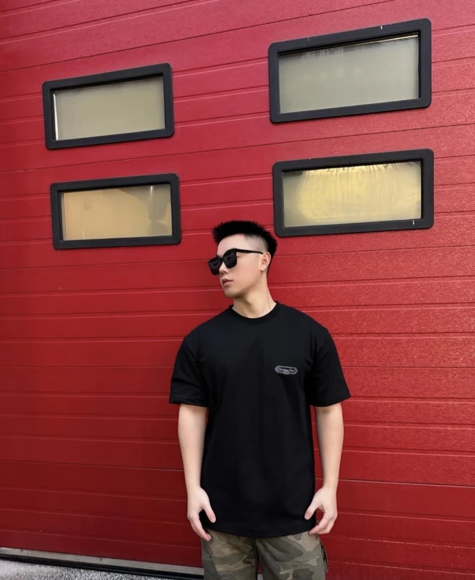 RD-C207 · Embroidered Label T-Shirt showcase view 4