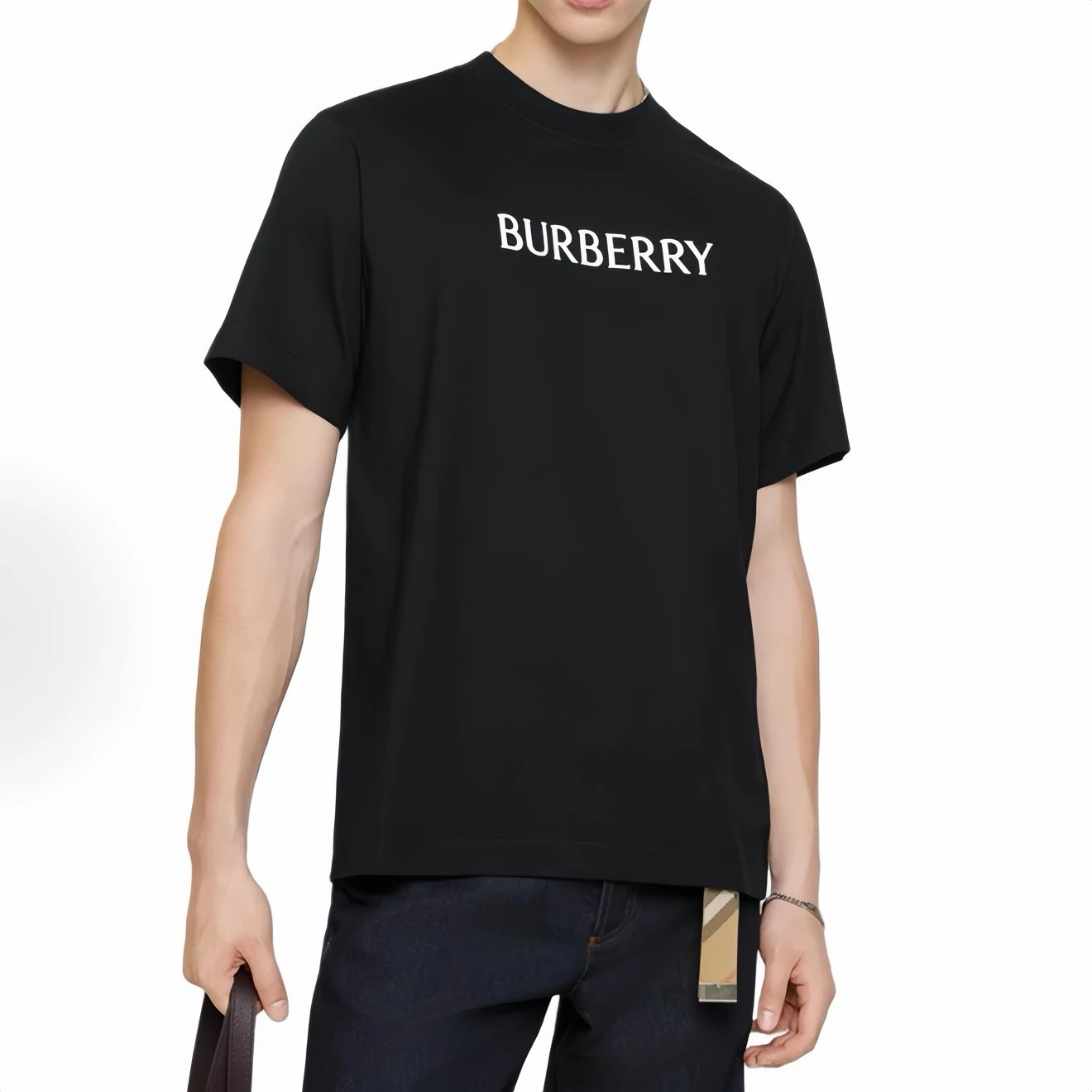 RD-C077 · Letter-Print Cotton T-Shirt showcase view 9