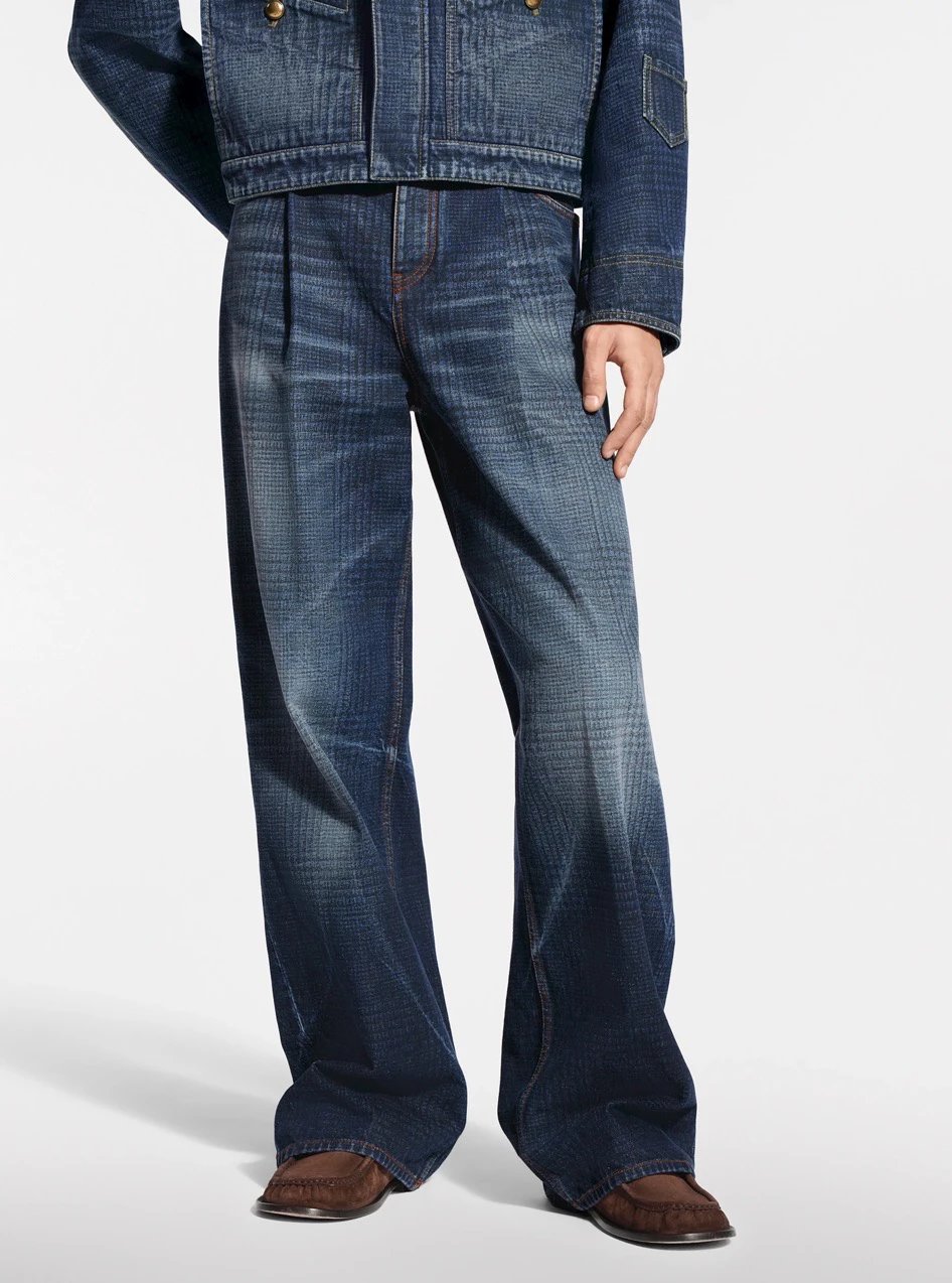 RD-C428 · 14 oz Indigo Wide-Leg Jeans showcase view 5