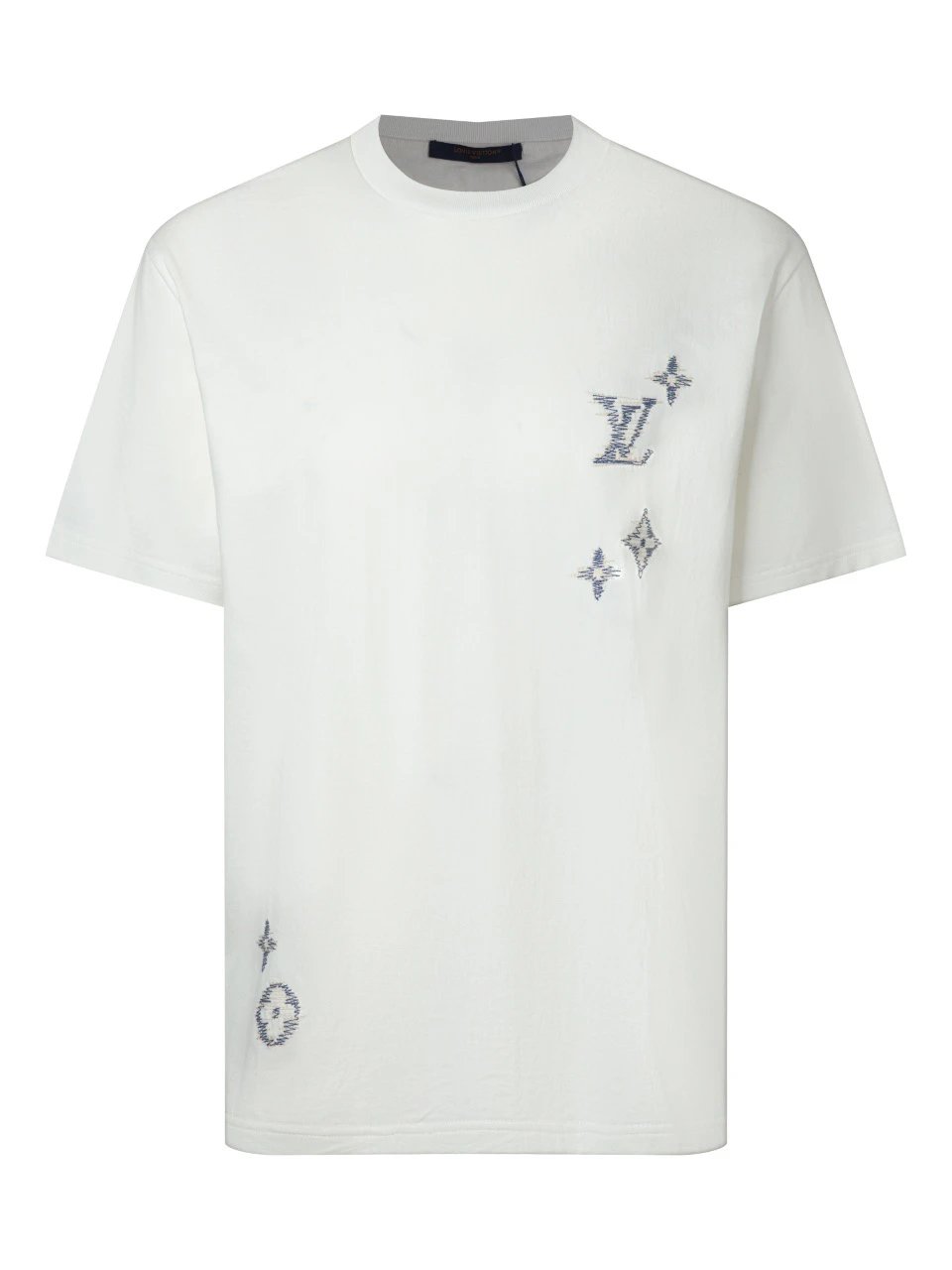 RD-C097 · Contrast-Stitch Floral Motif T-Shirt showcase view 11