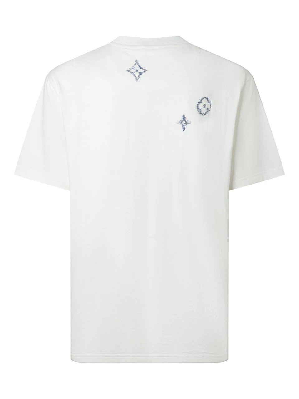 RD-C097 · Contrast-Stitch Floral Motif T-Shirt showcase view 12