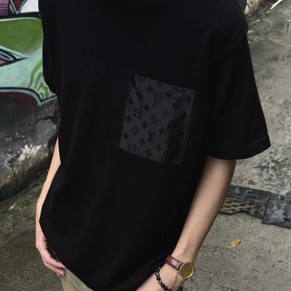 RD-C066 · Mercerized Long-Staple Cotton Pocket T-Shirt showcase view 2