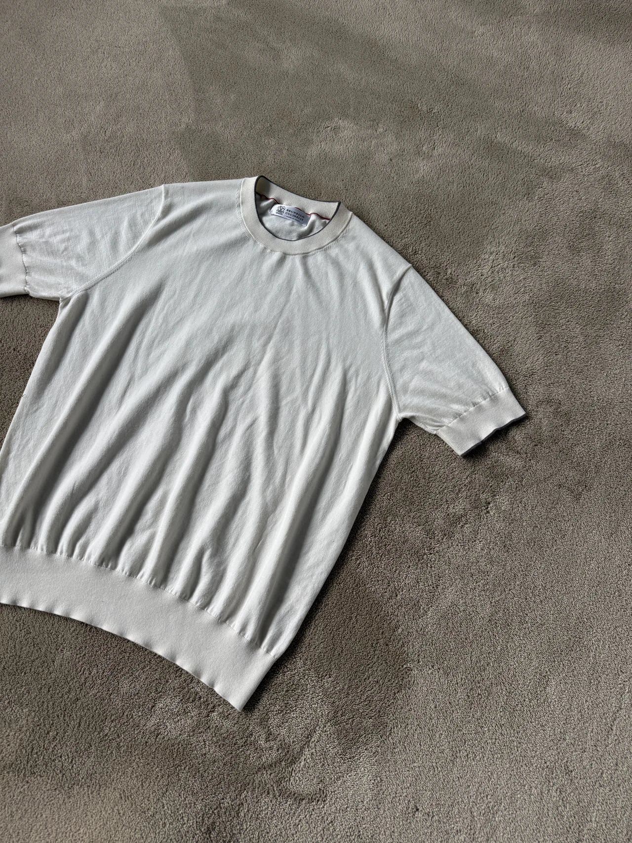 RD-C076 · Two-Tone Fine Cotton Knit T-Shirt showcase view 22