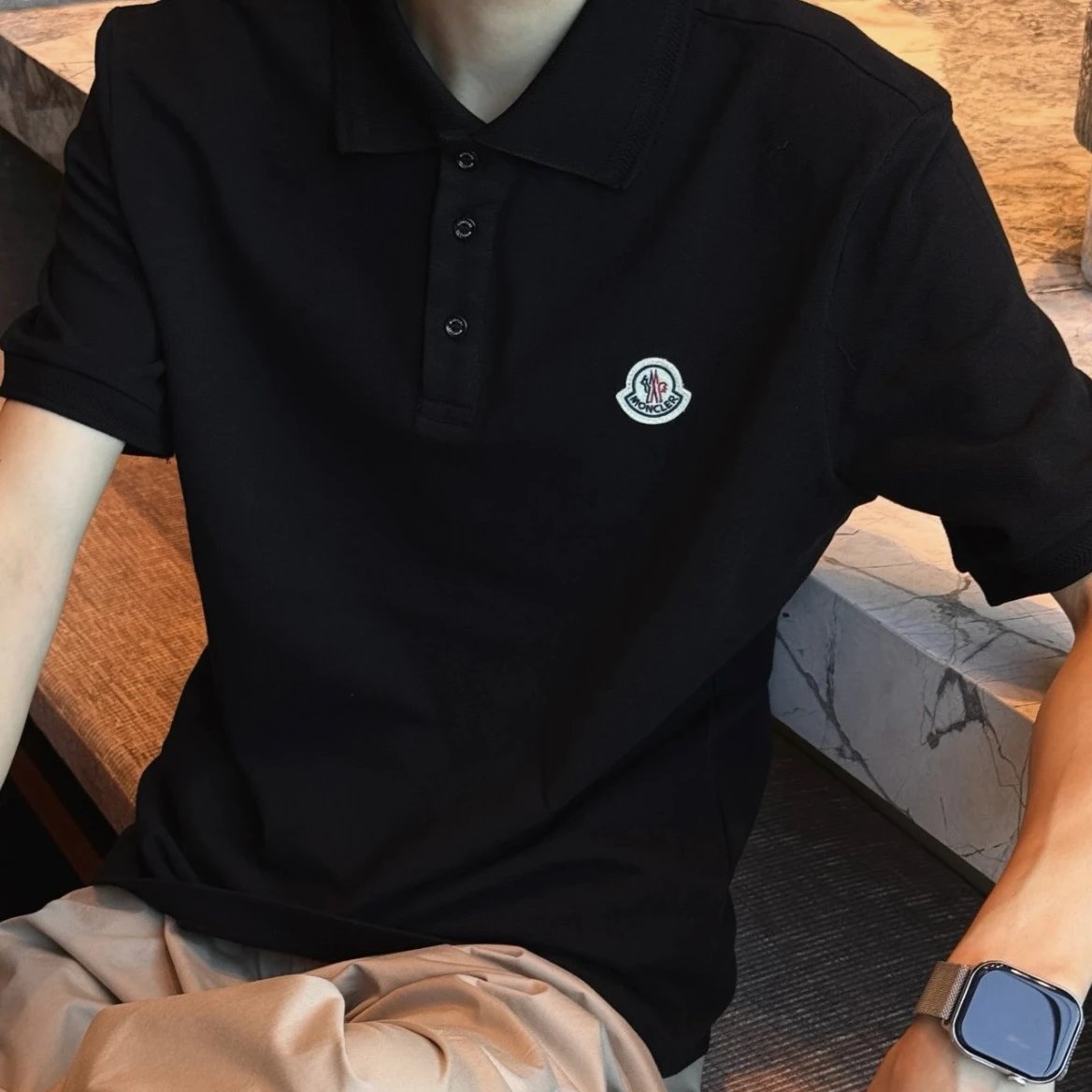 RD-C094 · Logo Piqué Polo Shirt showcase view 4