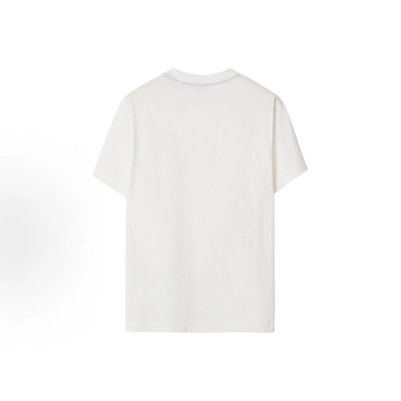 RD-C212 · Blue Equestrian Embroidery Mercerized Lyocell T-Shirt showcase view 2