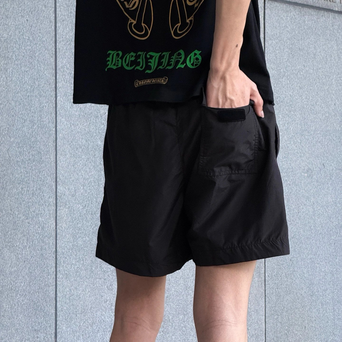 RD-C307 · Mesh-Lined Nylon-Cotton Casual Shorts showcase view 2