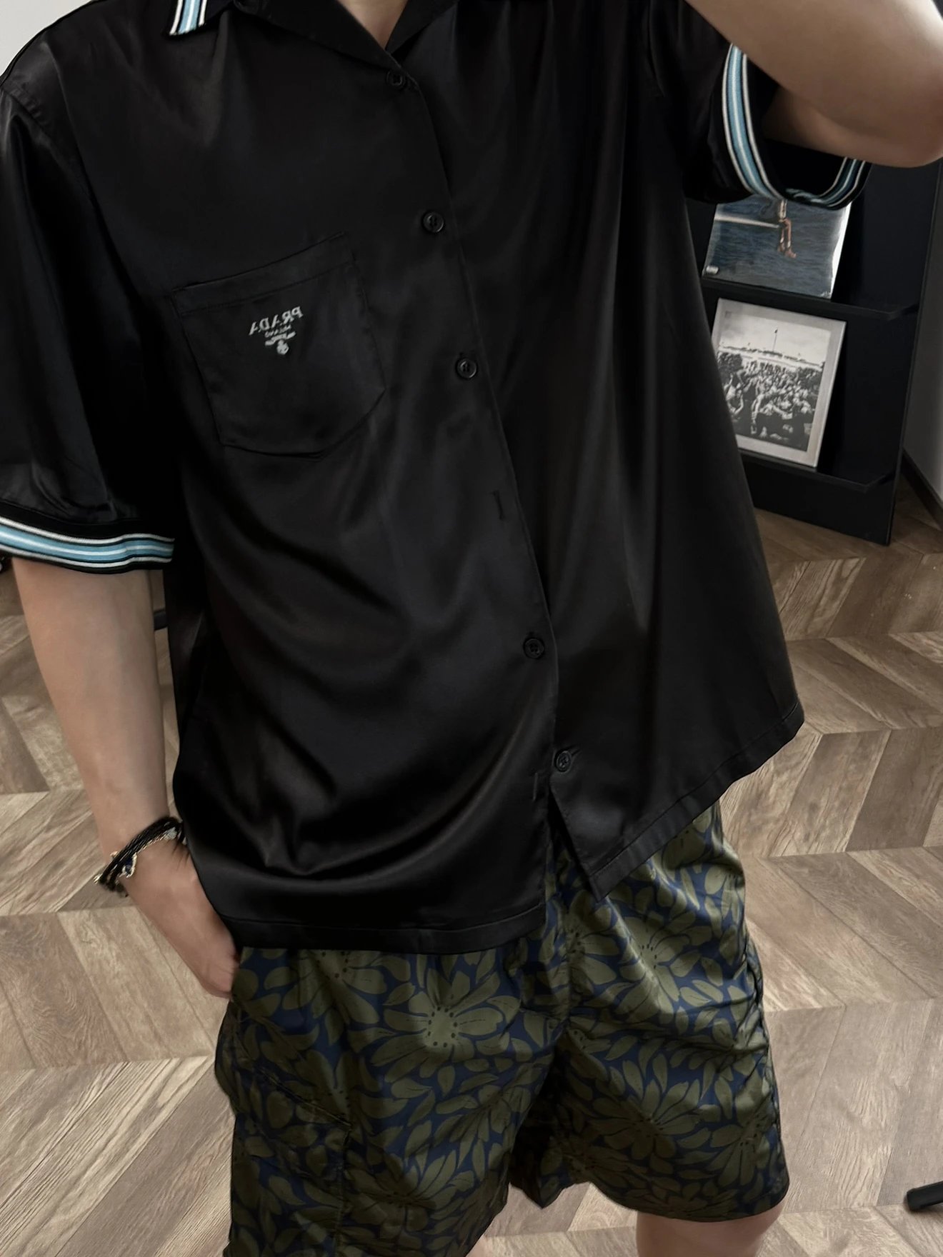 RD-C051 · 120-Count Acetate-Spun Short-Sleeve Shirt showcase view 1