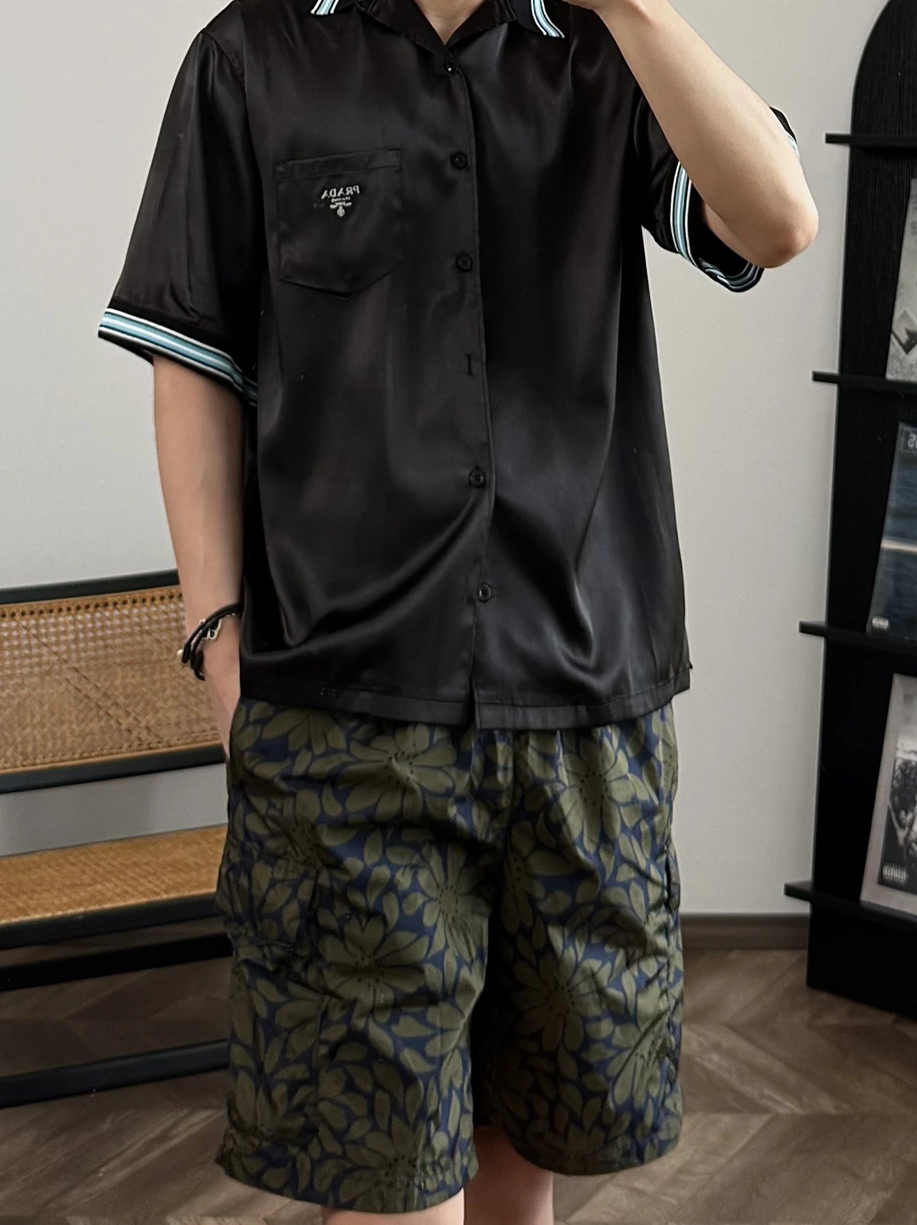 RD-C051 · 120-Count Acetate-Spun Short-Sleeve Shirt showcase view 8
