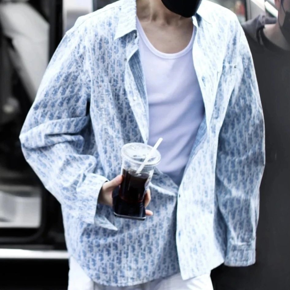 RD-C002 · Monogram Cotton Denim Overshirt showcase view 2