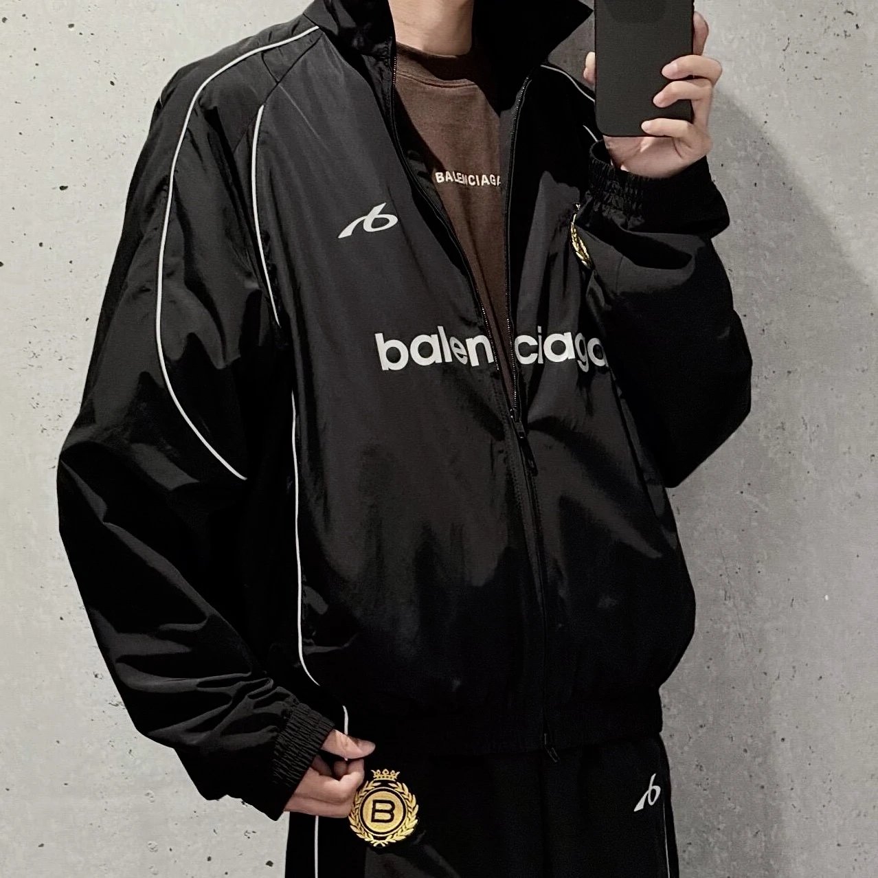 RD-C003 · Reflective Football Track Jacket showcase view 1