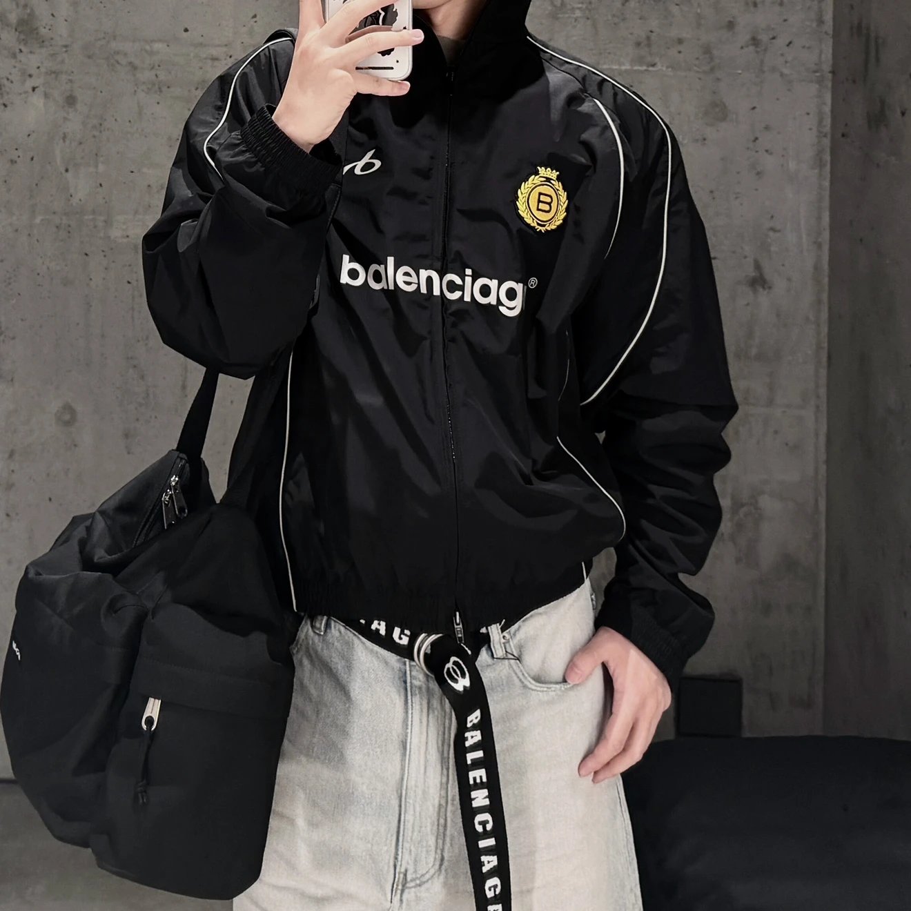 RD-C003 · Reflective Football Track Jacket showcase view 3