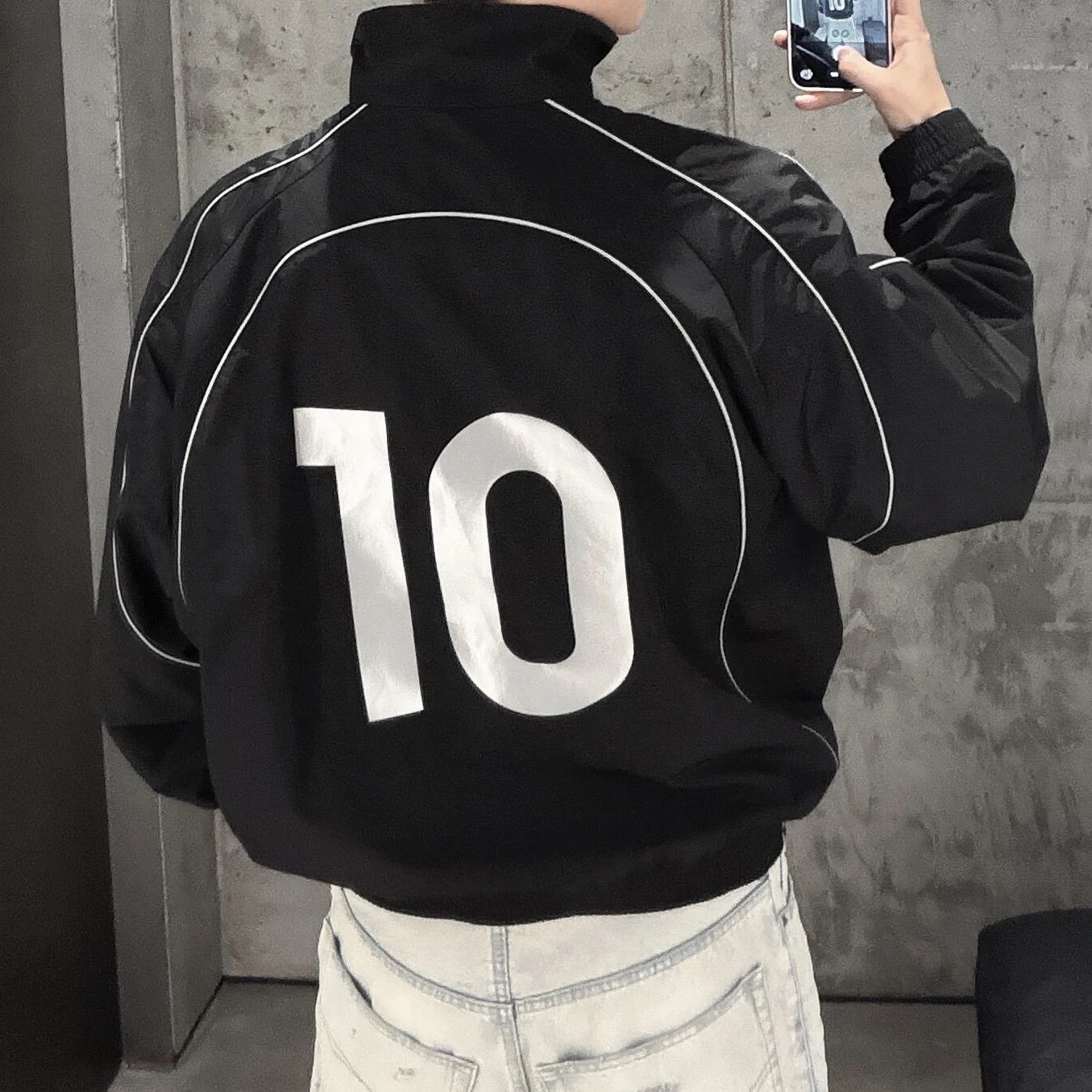 RD-C003 · Reflective Football Track Jacket showcase view 6