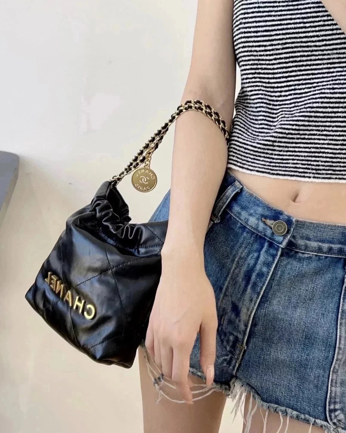 RD-B002 · Gathered Chain Shoulder Bag showcase view 5