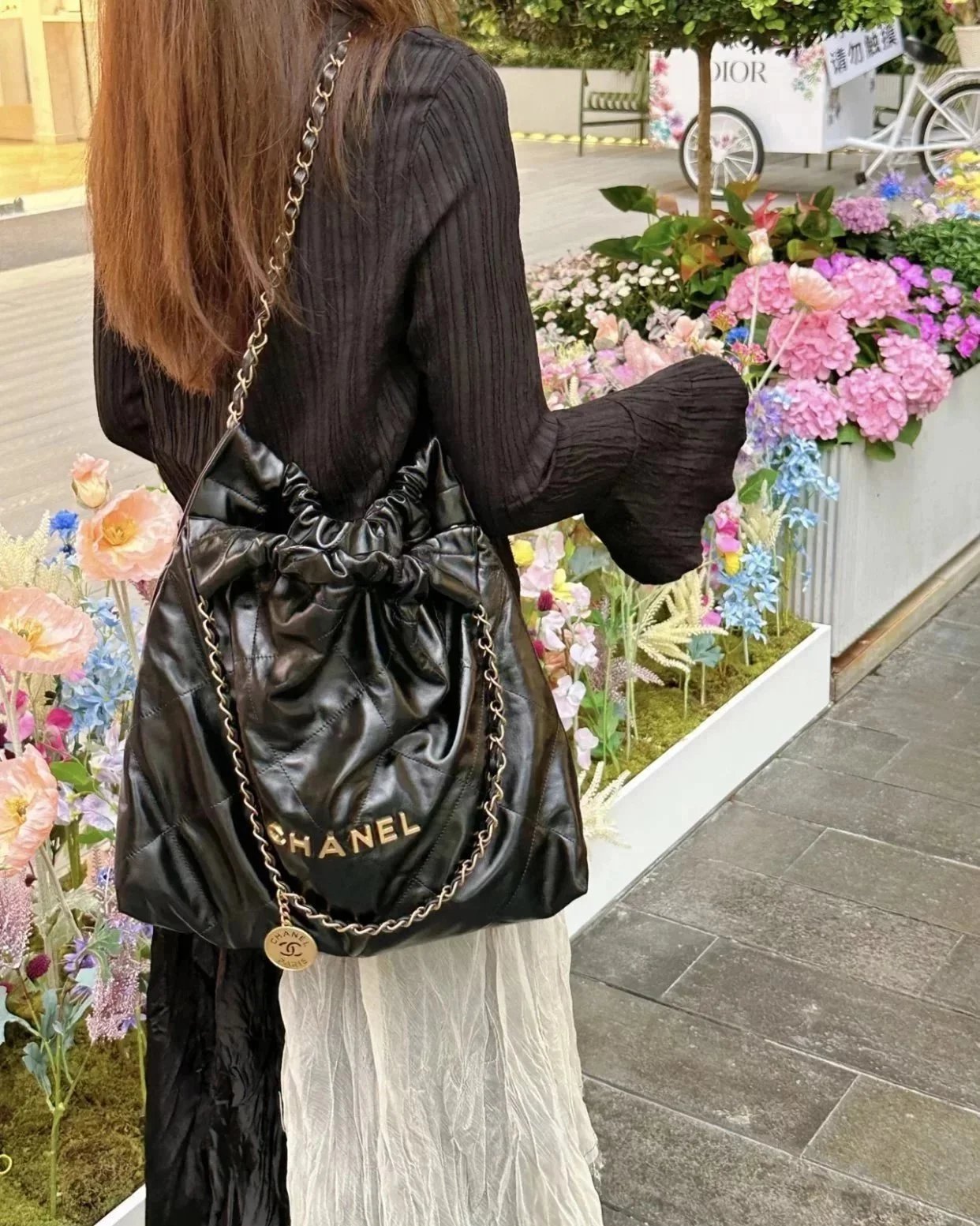RD-B002 · Gathered Chain Shoulder Bag showcase view 7