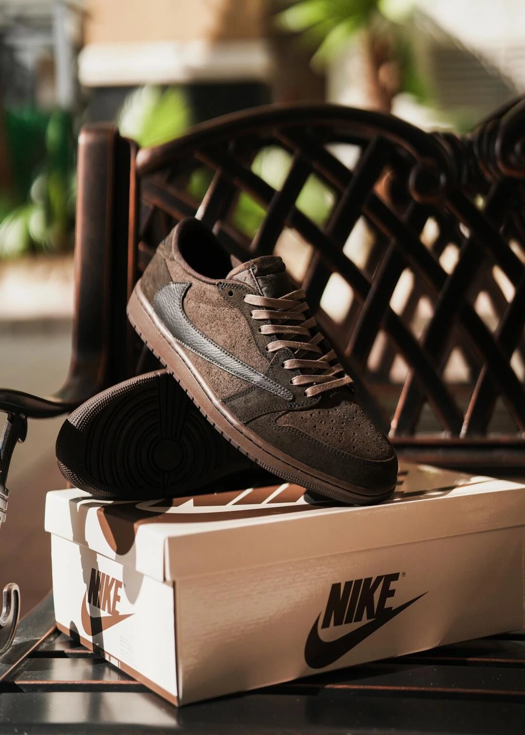 RD-S007 · Mocha Waxed-Leather Low-Top showcase view 3