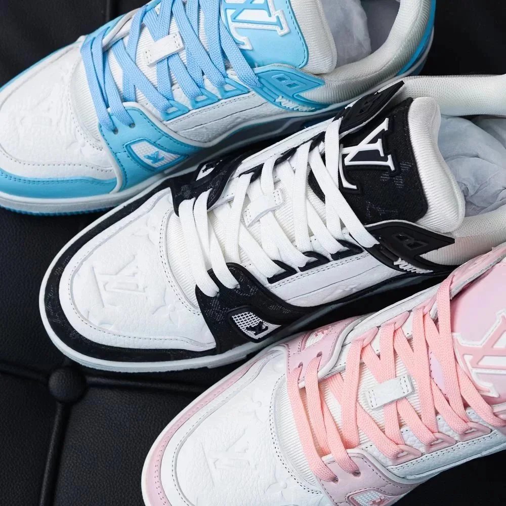RD-S012 · Colour-Block and Denim Trainer showcase view 2