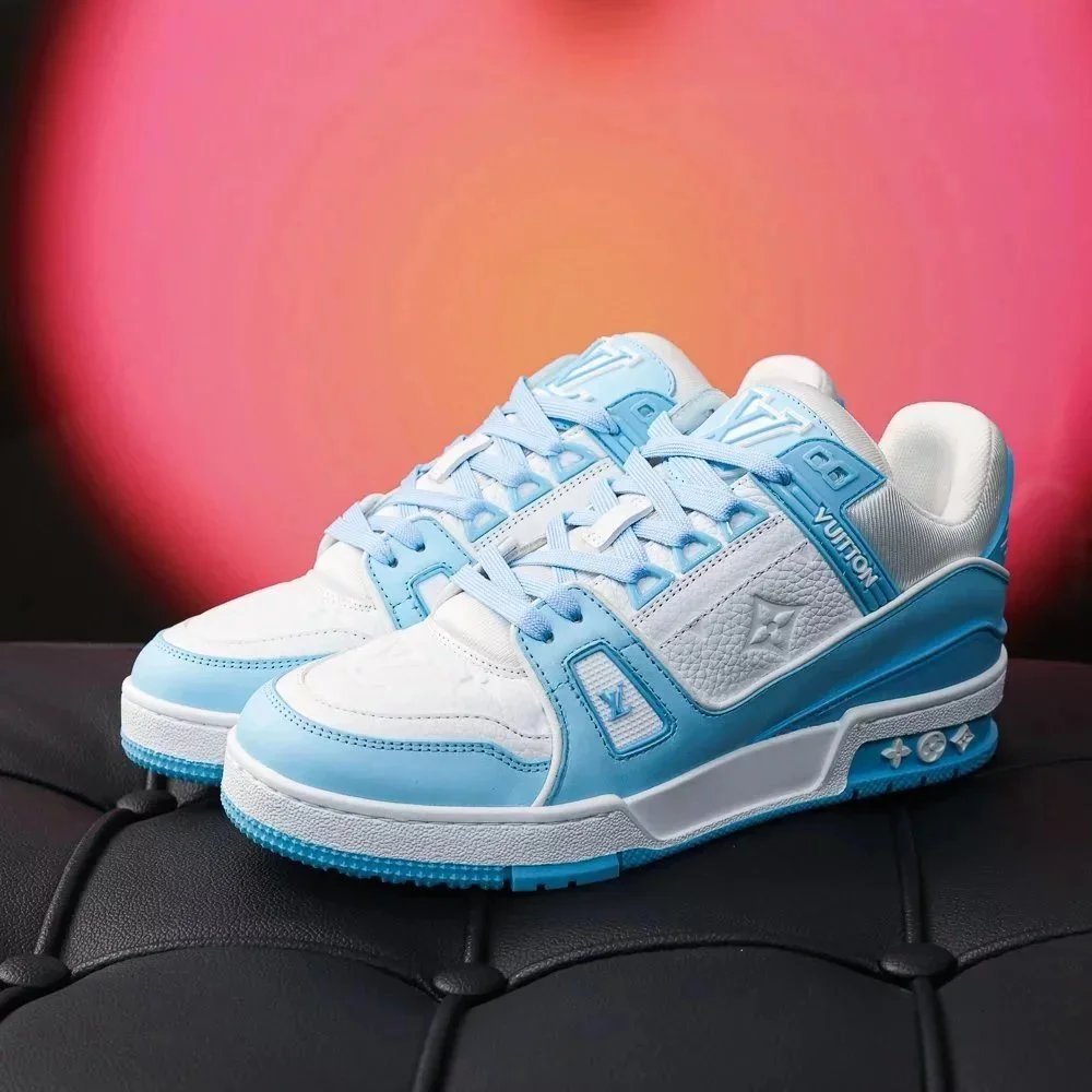 RD-S012 · Colour-Block and Denim Trainer showcase view 34
