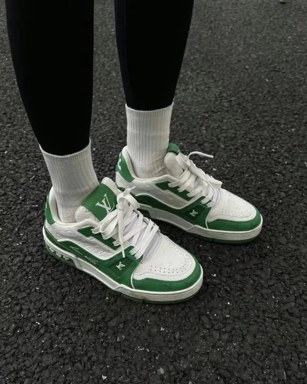RD-S015 · Colour-Block and Check Low-Top Trainer showcase view 10