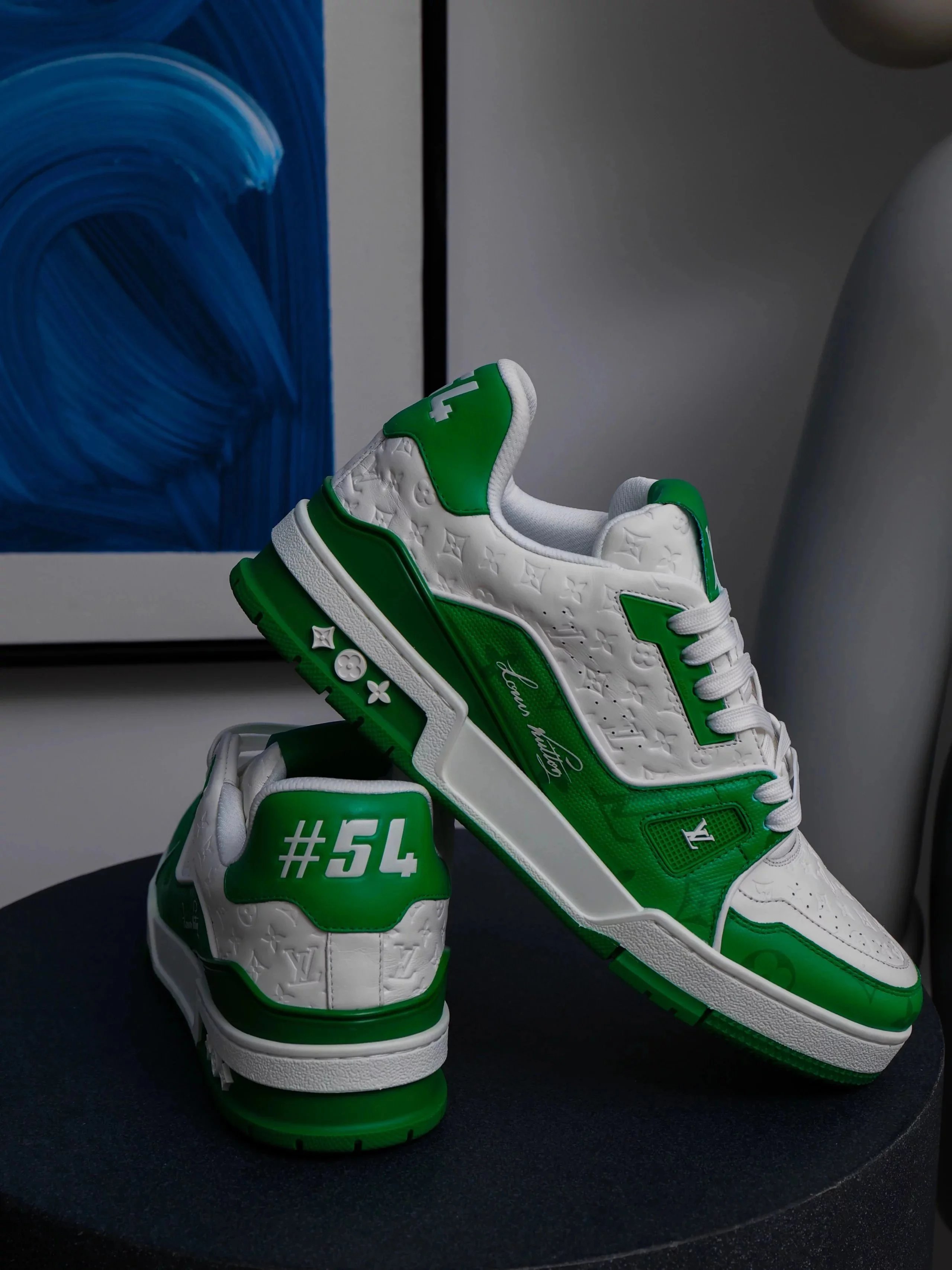 RD-S015 · Colour-Block and Check Low-Top Trainer showcase view 44