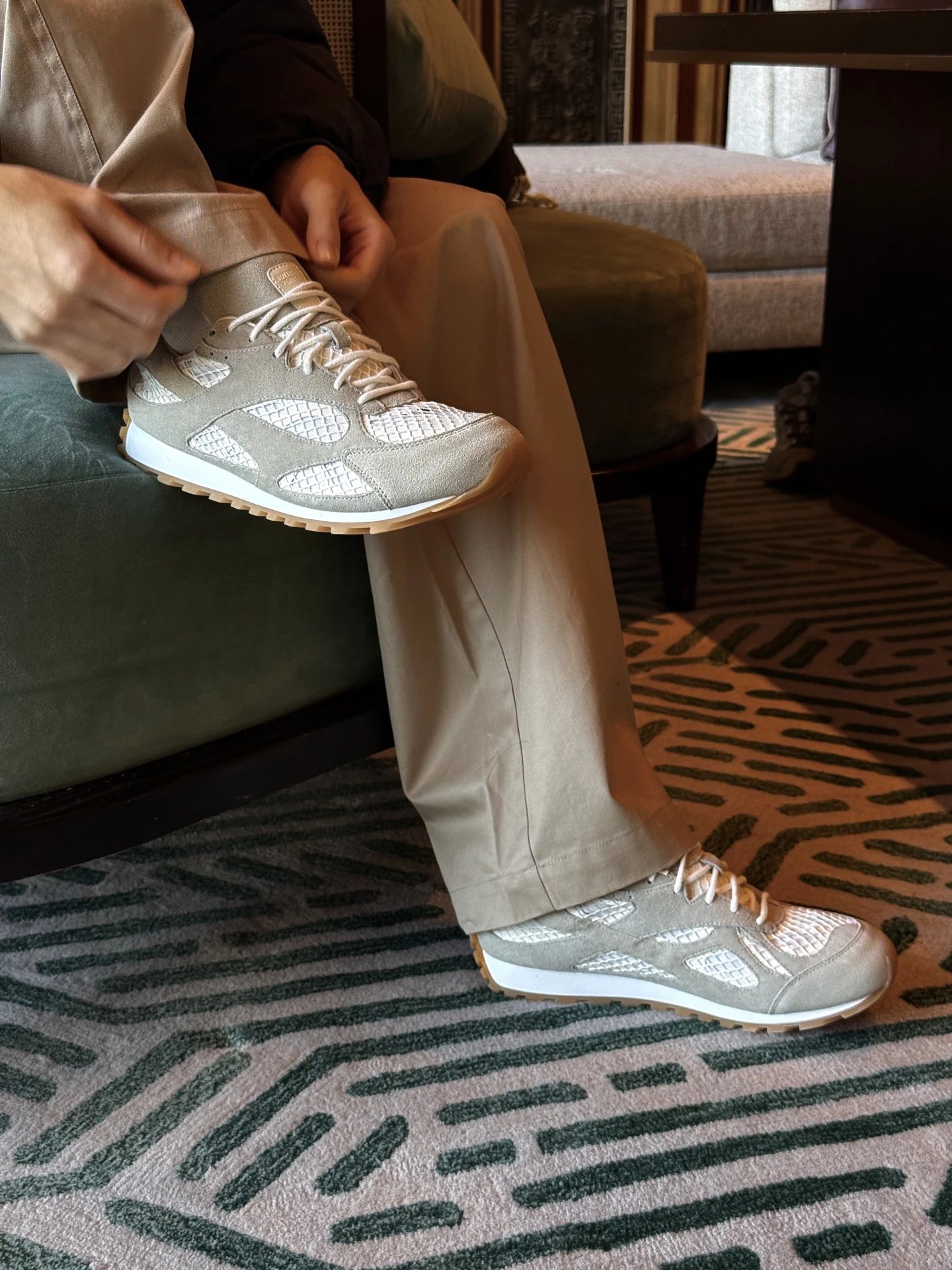 RD-S019 · Orbit Suede and Mesh Runner showcase view 1