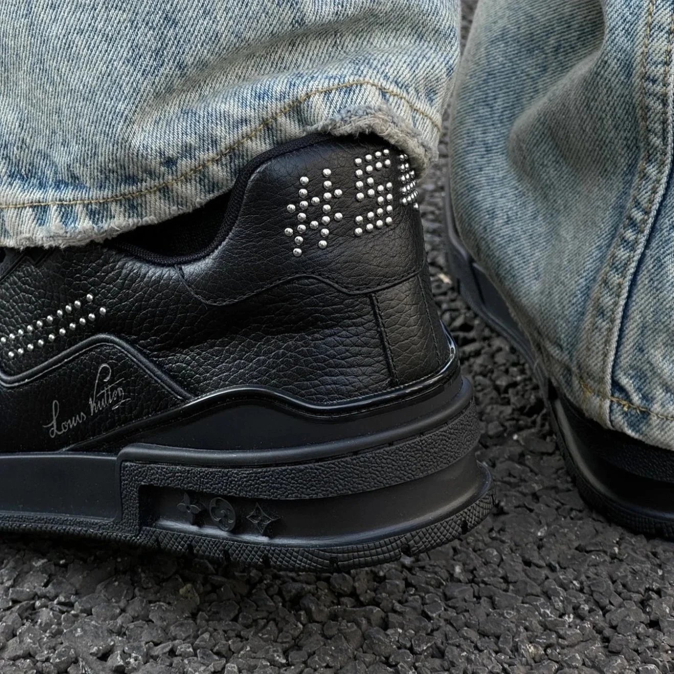 RD-S020 · Studded Monochrome Trainer showcase view 1