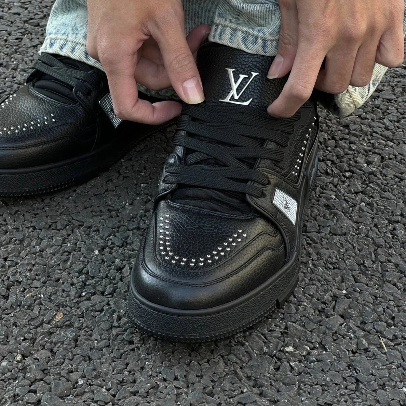 RD-S020 · Studded Monochrome Trainer showcase view 3
