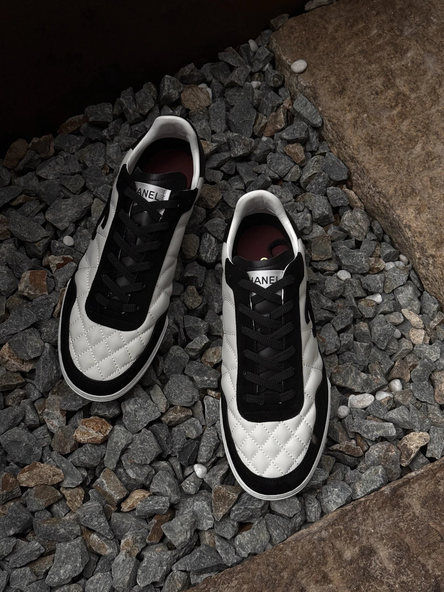 RD-S023 · Quilted Two-Tone Leather Trainer showcase view 5