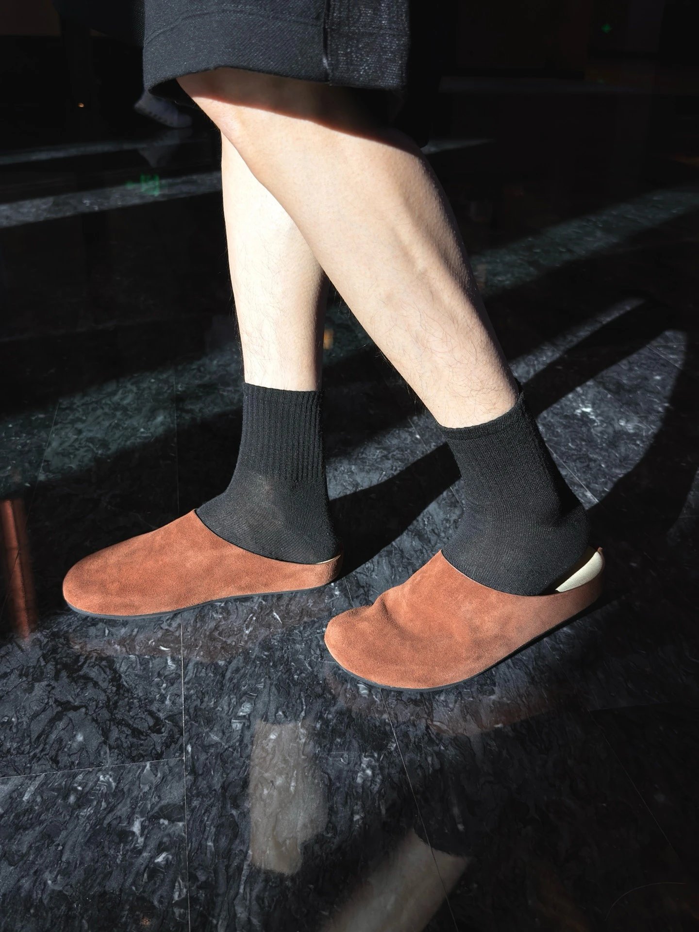 RD-S033 · Hudson Suede Slip-On Clog showcase view 5