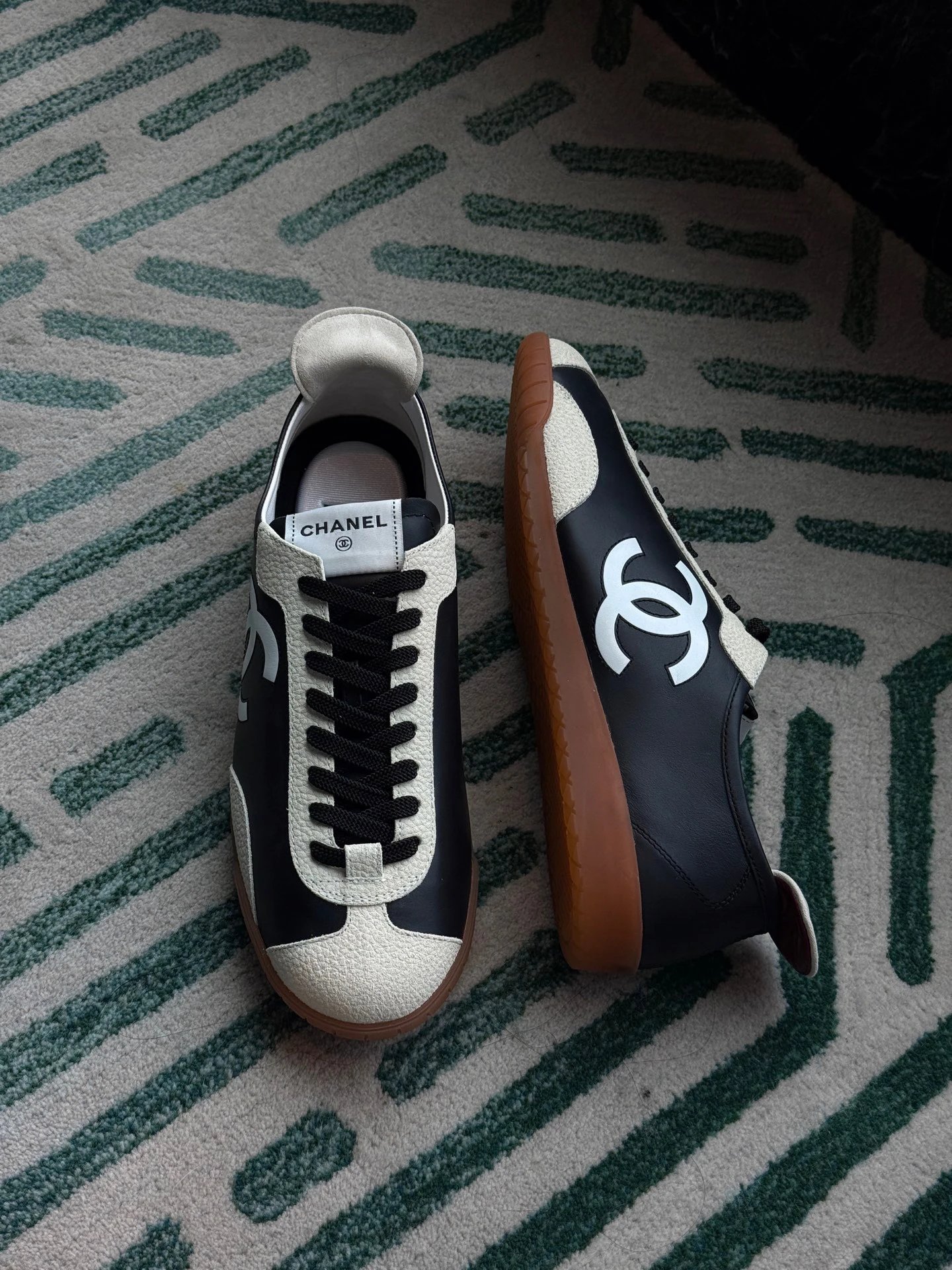 RD-S001 · Two-Tone Calfskin Court Trainer showcase view 6