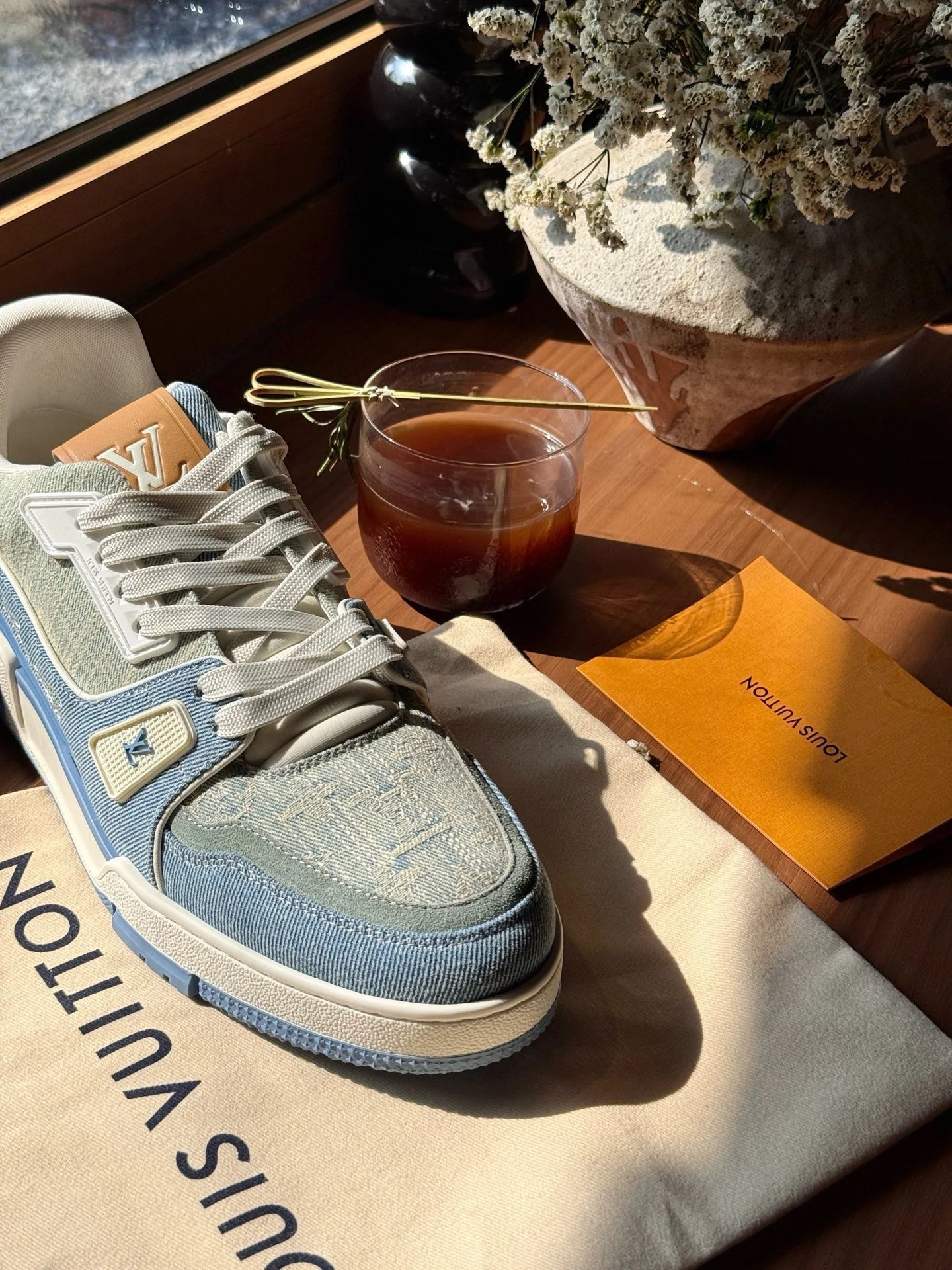 RD-S002 · Trainer Patchwork Denim Sneakers showcase view 7