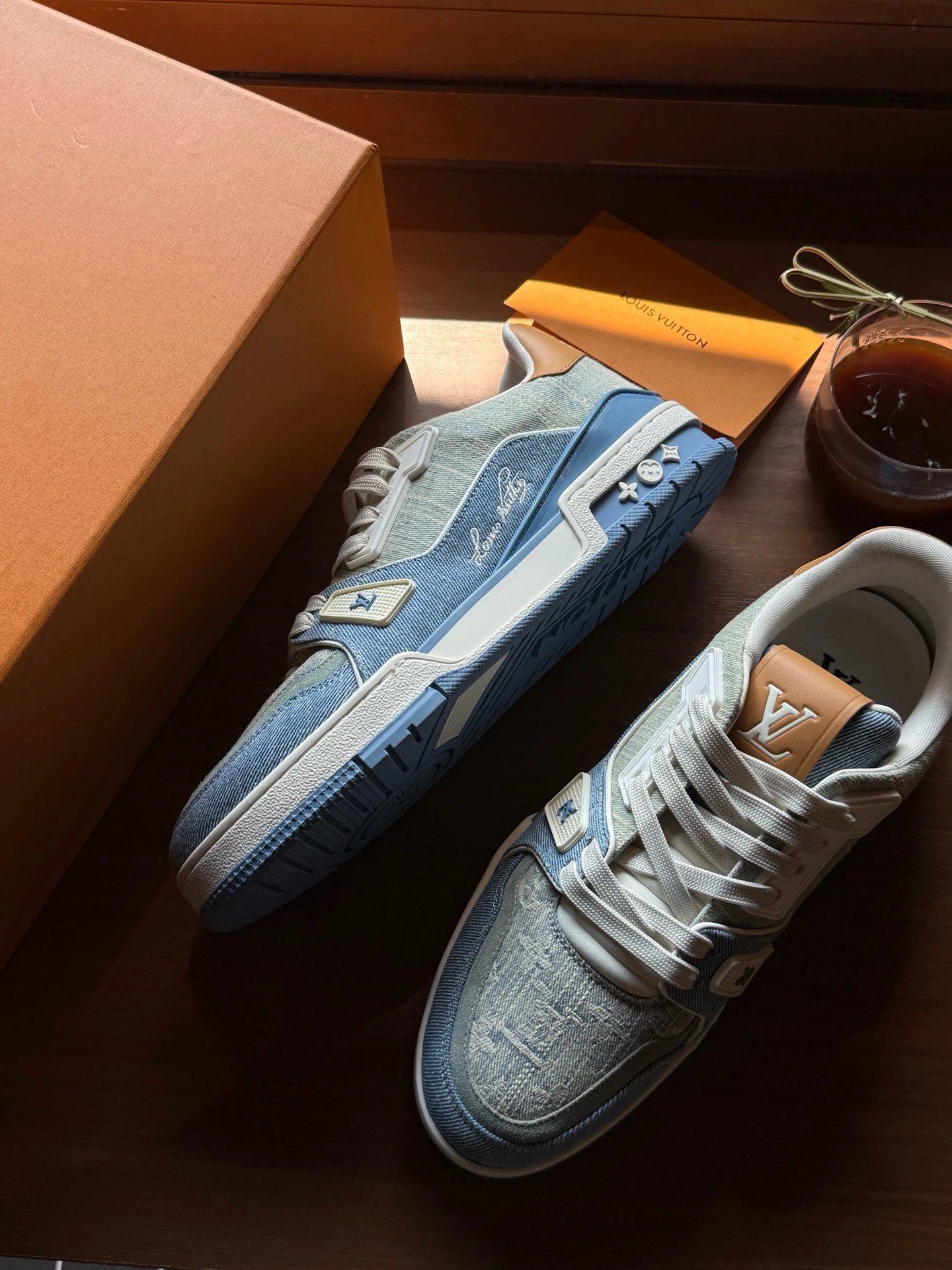 RD-S002 · Trainer Patchwork Denim Sneakers showcase view 10