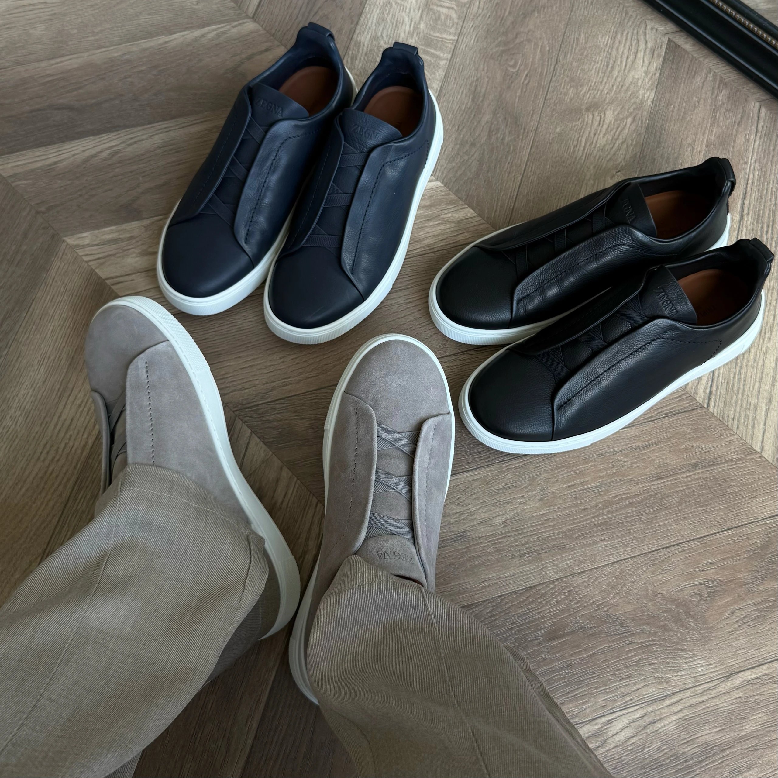 RD-S003 · Triple Stitch Slip-On Sneakers showcase view 2